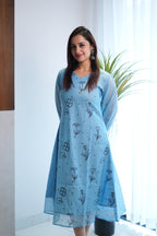SC317- Sky Blue Charm Frock