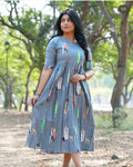 SC111 – Human printed Cotton Frock