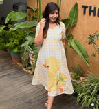 SC306 – Duck printed frock