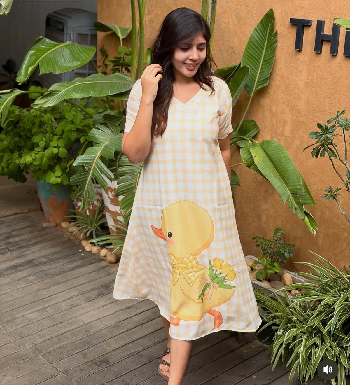 SC306 – Duck printed frock