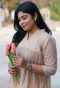 SC314- Ivory Elegance Frock