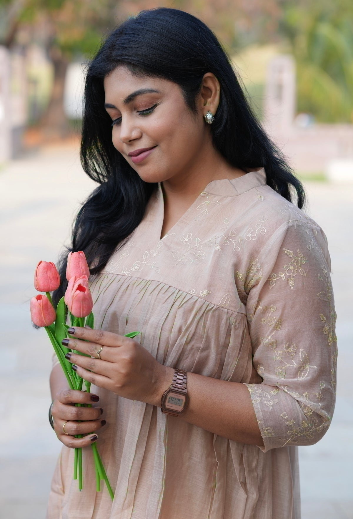 SC314- Ivory Elegance Frock