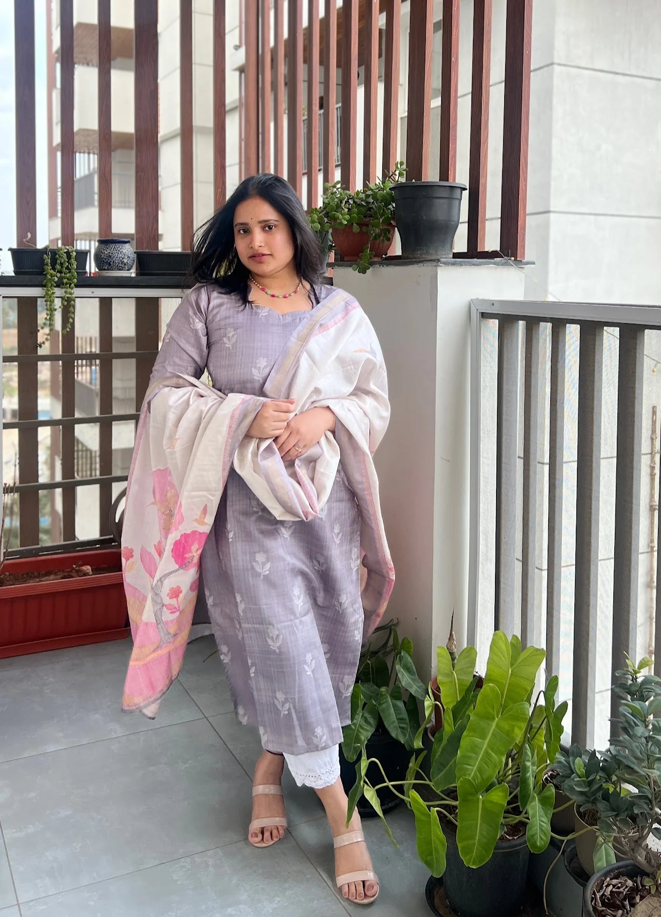 SC410 – Grey Elegant Handloom Cotton Set