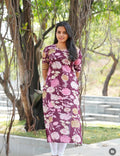 SC505 – Maroon Cotton Kurti