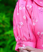 SC211– Coral Pink Printed Casual Kurti